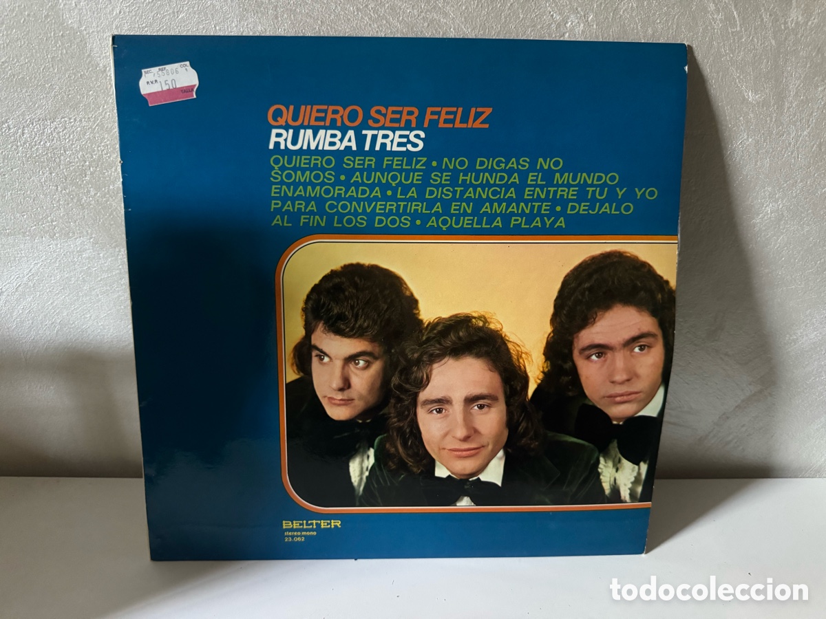 Discos de vinilo: Rumba tres - Quiero ser feliz