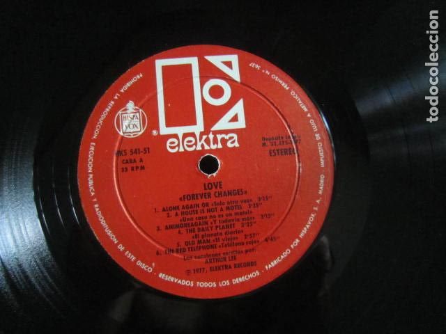 Discos de vinilo: LOVE - FOREVER CHANGES LP - EDICION ESPA&Ntilde;OLA - ELEKTRA/HISPAVOX RECORDS 1977 - STEREO - HKS 542-51