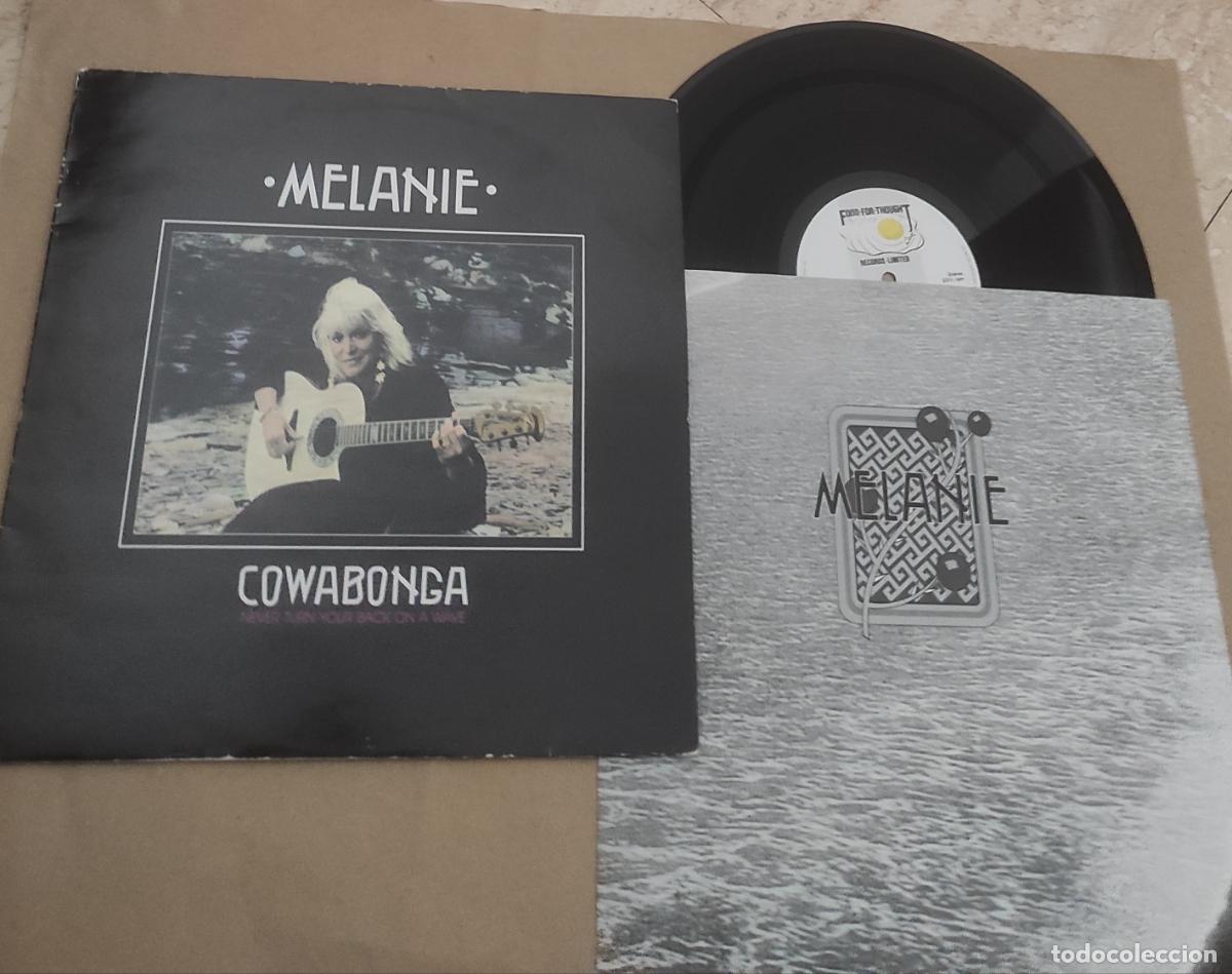 Discos de vinilo: Melanie &ndash; Cowabonga - Never Turn Your Back On A Wave-LP-UK EDITION EXCELENTE ESTADO-CONTIENE INSERT-
