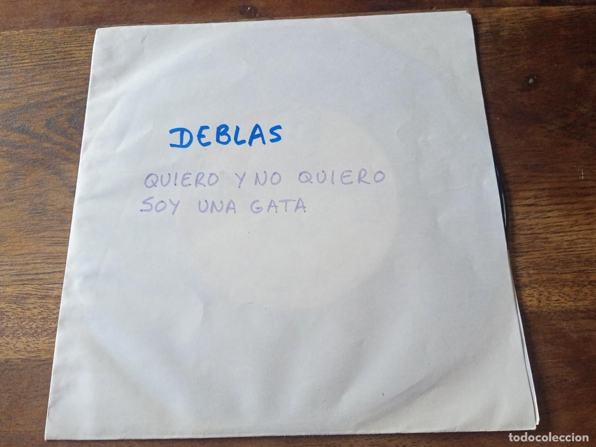 Discos de vinilo: Deblas - Quiero y no quiero, Soy una gata - Single original Sauce 1979
