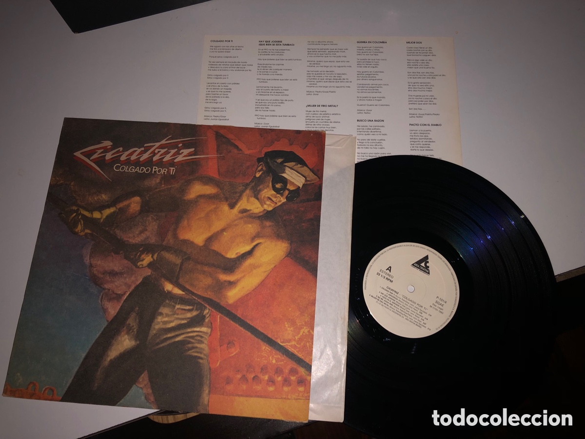 Discos de vinilo: CICATRIZ - Colgado por ti LP (Area Creativa, 1993). SPAIN PUNK. VASCO
