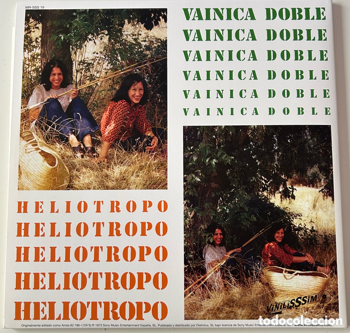 Discos de vinilo: Vainica Doble- Heliotropo