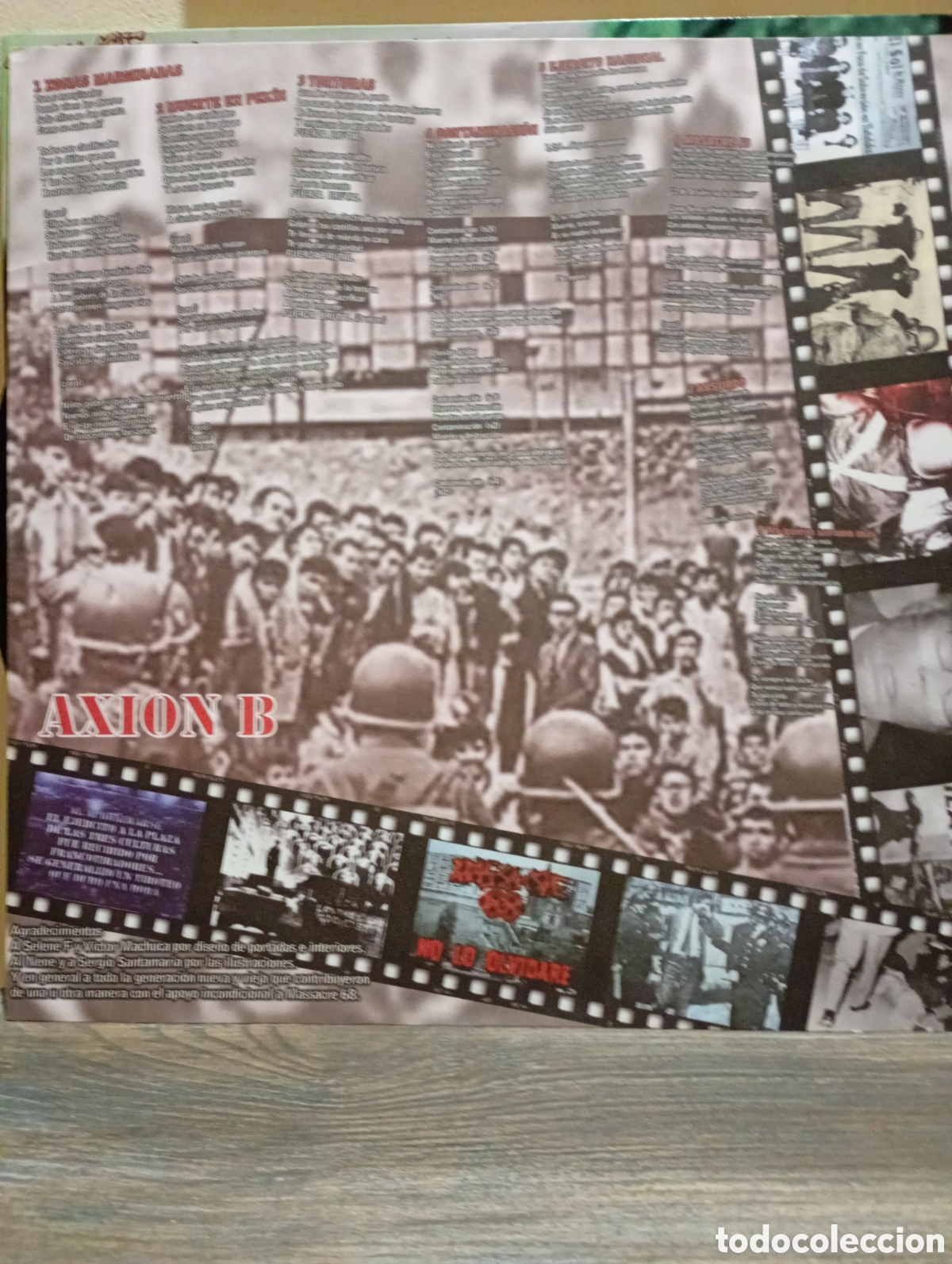Discos de vinilo: Massacre, 68 cicatrices 2010. + singel. - Foto 5