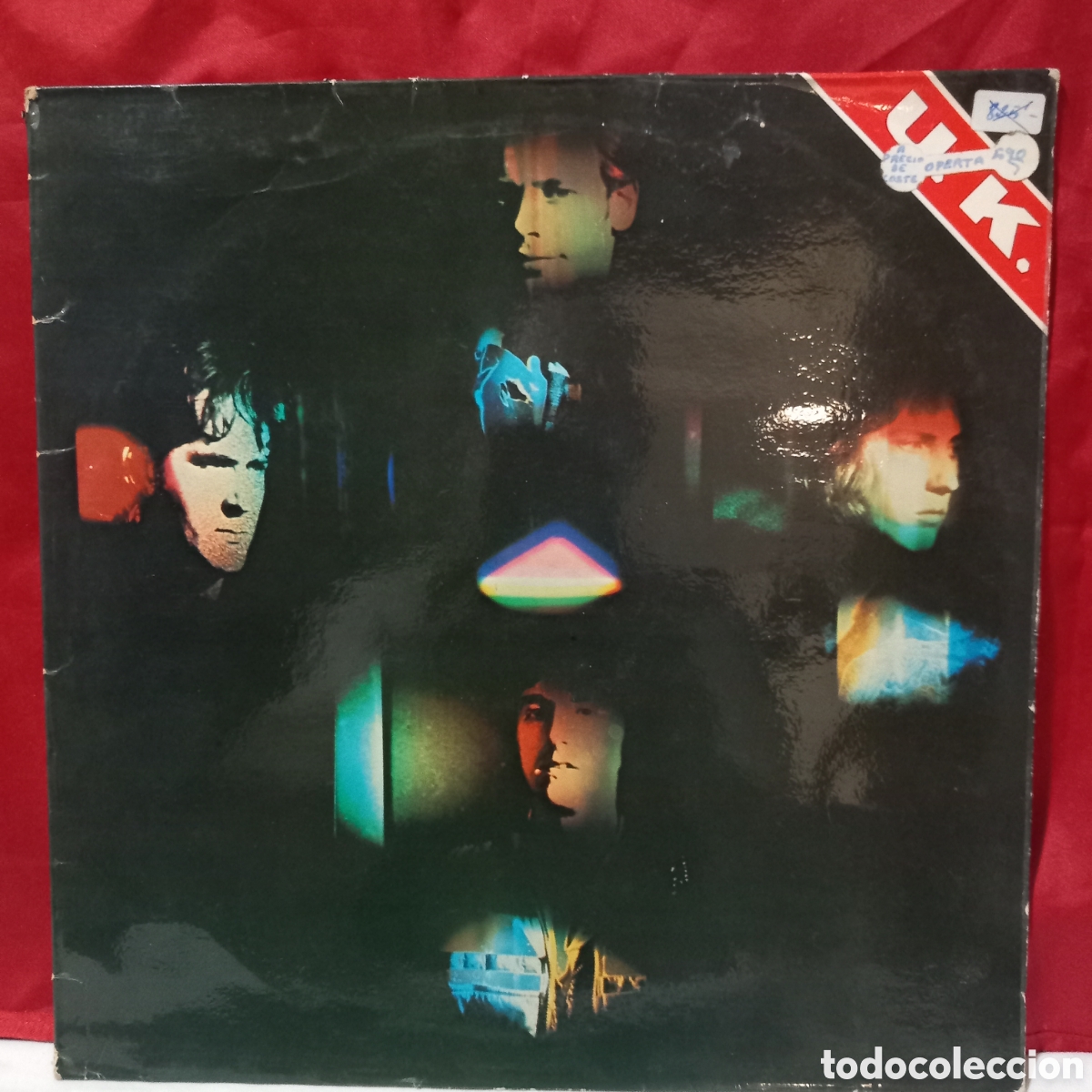 Discos de vinilo: LP U.K.-EDDIE JOBSON/JOHN WETTON/ALLAN HOLDSWORTH/BILL BRUFORD(1978 SPAIN,VINILO EXCELENTE+ENCARTE