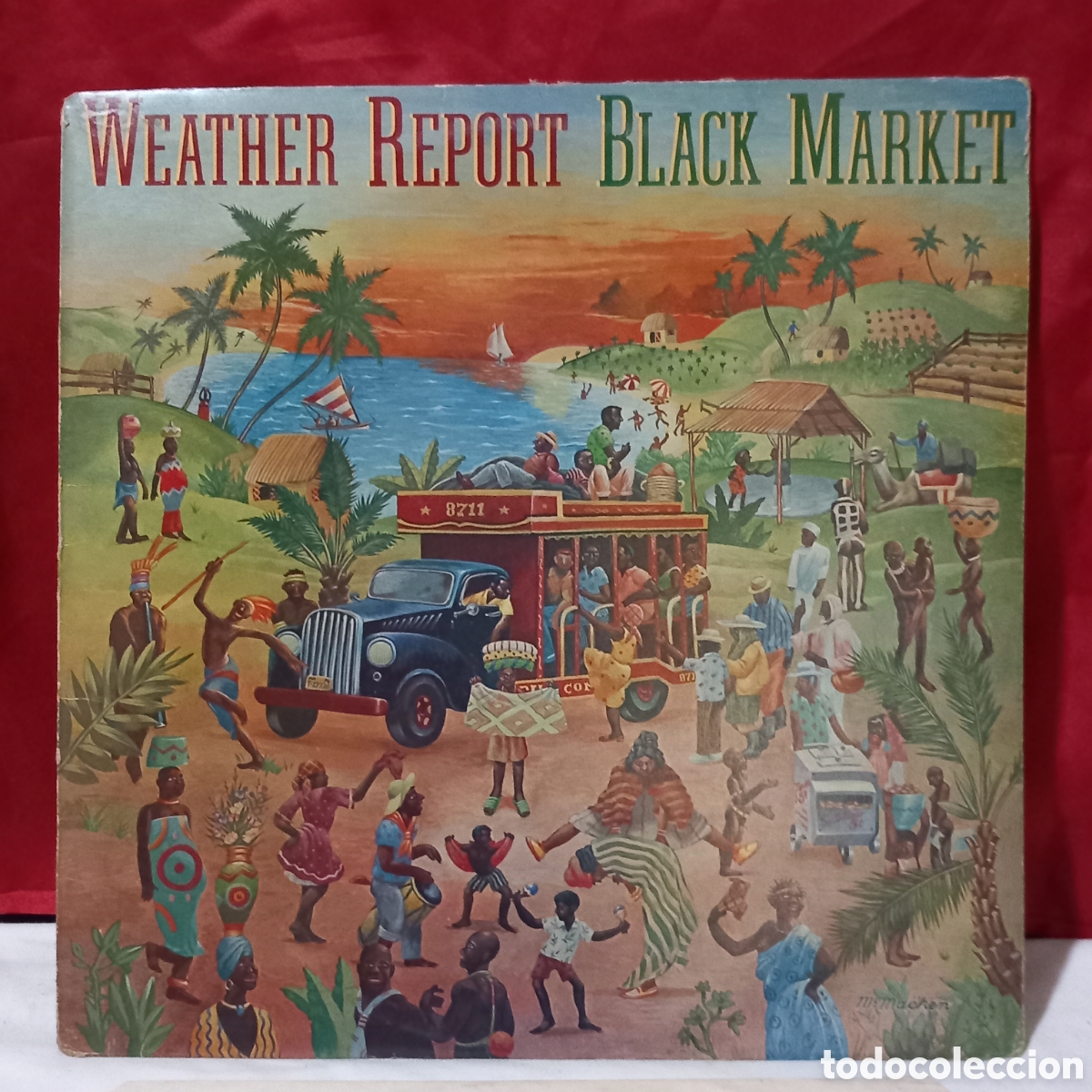 Discos de vinilo: LP WEATHER REPORT/BLACK MARKET(1976 CBS MADE ENGLAND)VINILO COMO NUEVO