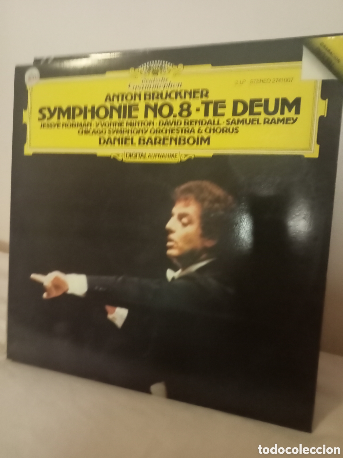 Discos de vinilo: Bruckner sinf&oacute;nia 8, TEDEUM, DISCO DOBLE