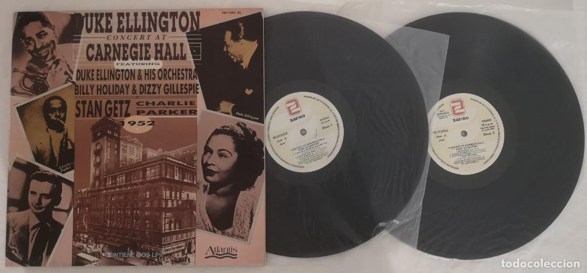 Disques de vinyle: DISCO VINILO DUKE ELLINGTON CONCERT AT CARNEGIE HALL LP 1987 &iexcl;IMPECABLE!