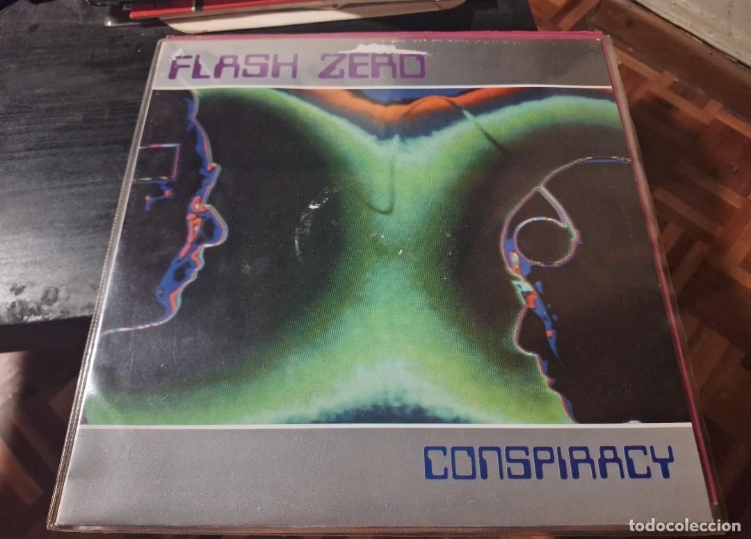 Discos de vinilo: FLASH ZERO CERO - CONSPIRACY LP LA GENERAL 1989 - SYNTH POP EBM