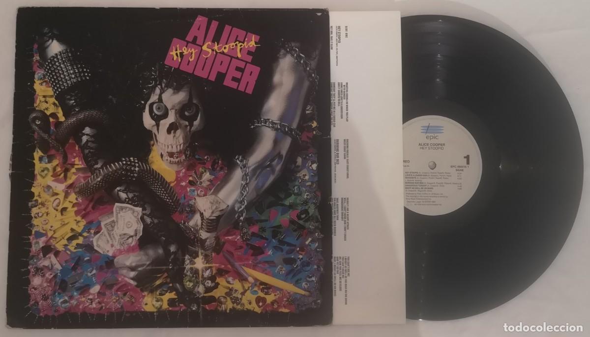 Discos de vinilo: DISCO VINILO ALICE COOPER HEY STOOPID LP 1991