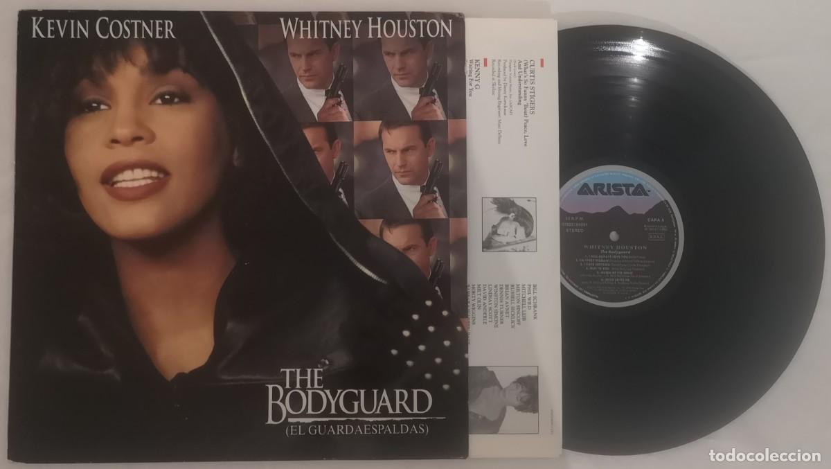 Discos de vinilo: DISCO VINILO BANDA SONORA EL GUARDAESPALDAS LP 1992 &iexcl;DISCO IMPECABLE!