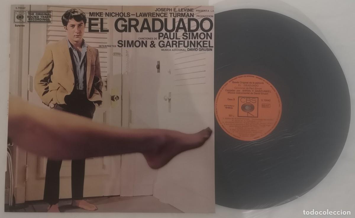 Discos de vinilo: DISCO VINILO BANDA SONORA EL GRADUADO LP 1970 &iexcl;IMPECABLE!