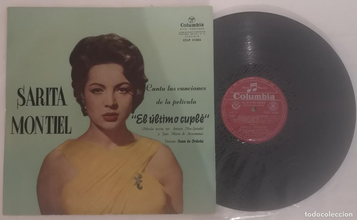 Discos de vinilo: DISCO VINILO SARITA MONTIEL EL &Uacute;LTIMO CUPL&Eacute; LP 1957 &iexcl;PERFECTO ESTADO!