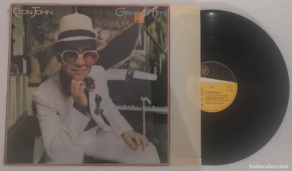 Discos de vinilo: DISCO VINILO ELTON JOHN GREATEST HITS LP 1986 &iexcl;IMPECABLE!