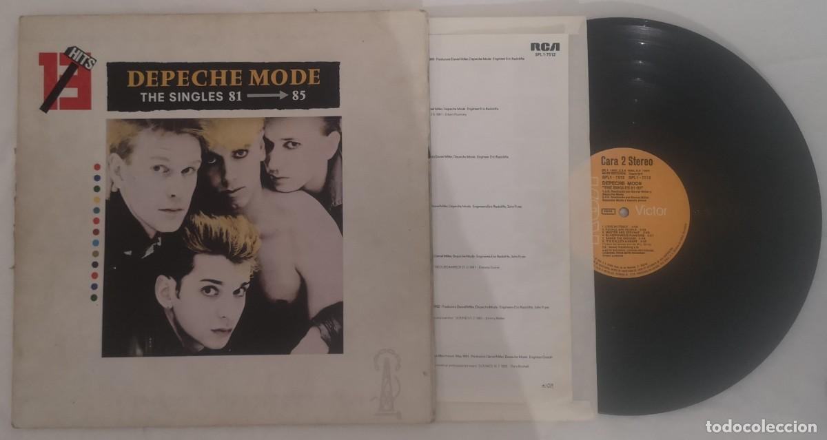 Discos de vinilo: DISCO VINILO DEPECHE MODE THE SINGLES 81-85 LP 1985