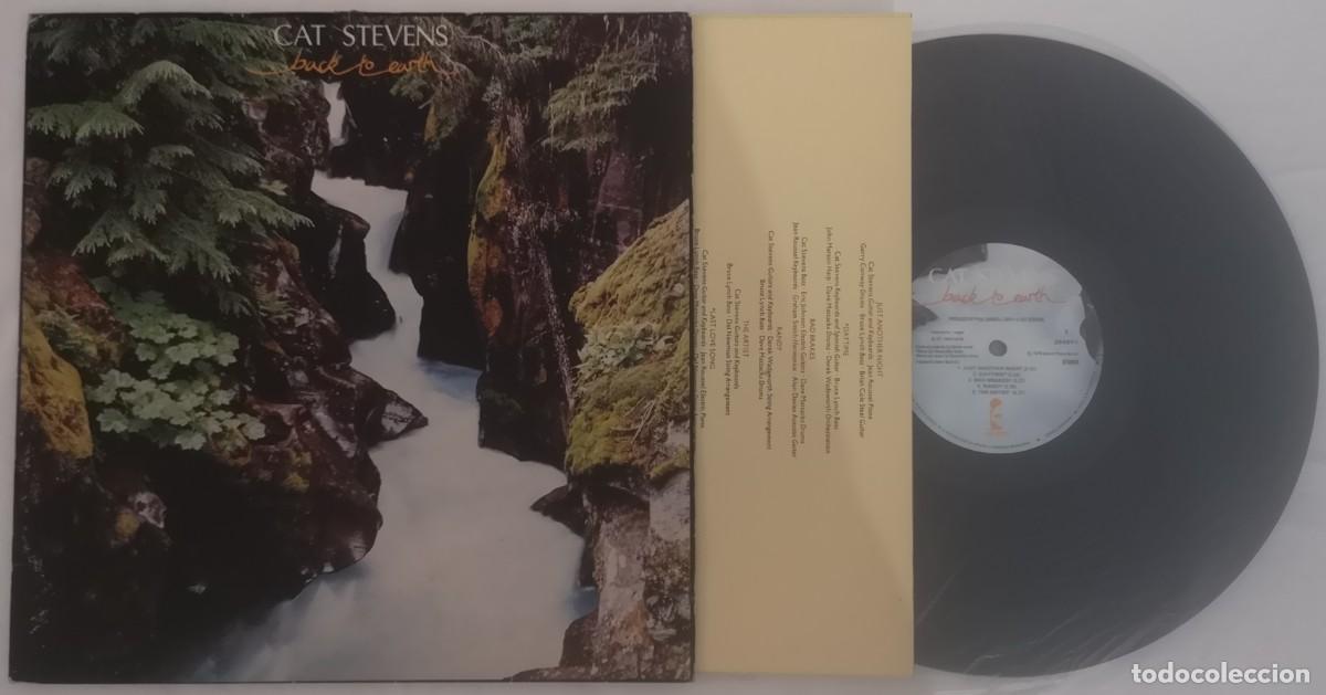 Discos de vinilo: DISCO VINILO CAT STEVENS BACK TO EARTH LP 1978