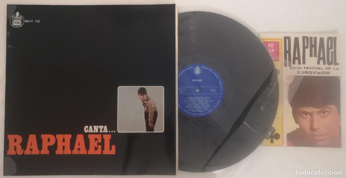 Discos de vinilo: DISCO VINILO CANTA... RAPHAEL LP 1966 &iexcl;IMPECABLE!
