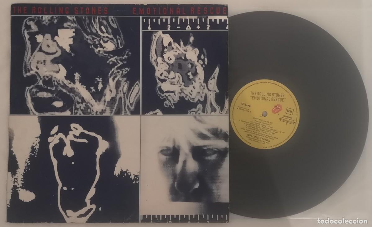 Discos de vinilo: DISCO VINILO ROLLING STONES EMOTIONAL RESCUE LP 1980