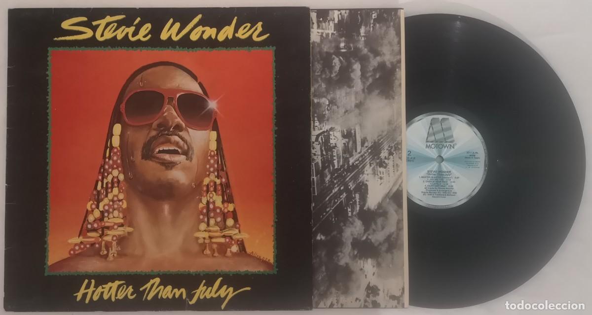 Discos de vinilo: DISCO VINILO STEVIE WONDER HOTTER THAN JULY LP 1980