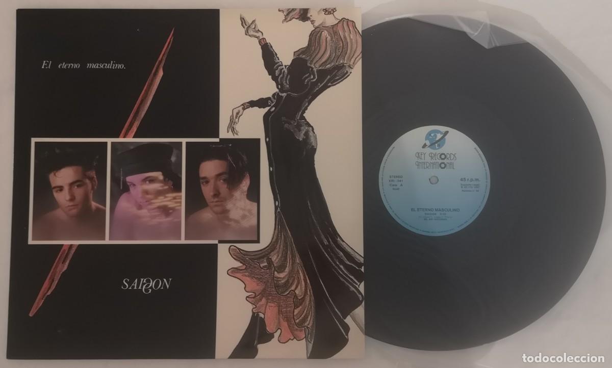 Discos de vinilo: DISCO VINILO SAIGON EL ETERNO MASCULINO LP 1987 &iexcl;DISCO NUEVO!
