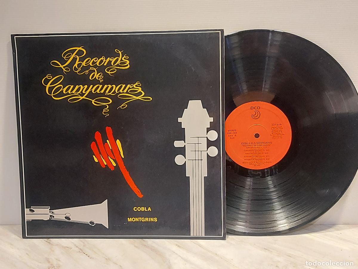 Discos de vinilo: RECORDS DE CANYAMARS | COBLA ELS MONTGRINS | LP DCD END-153 1989 | MBC. ***
