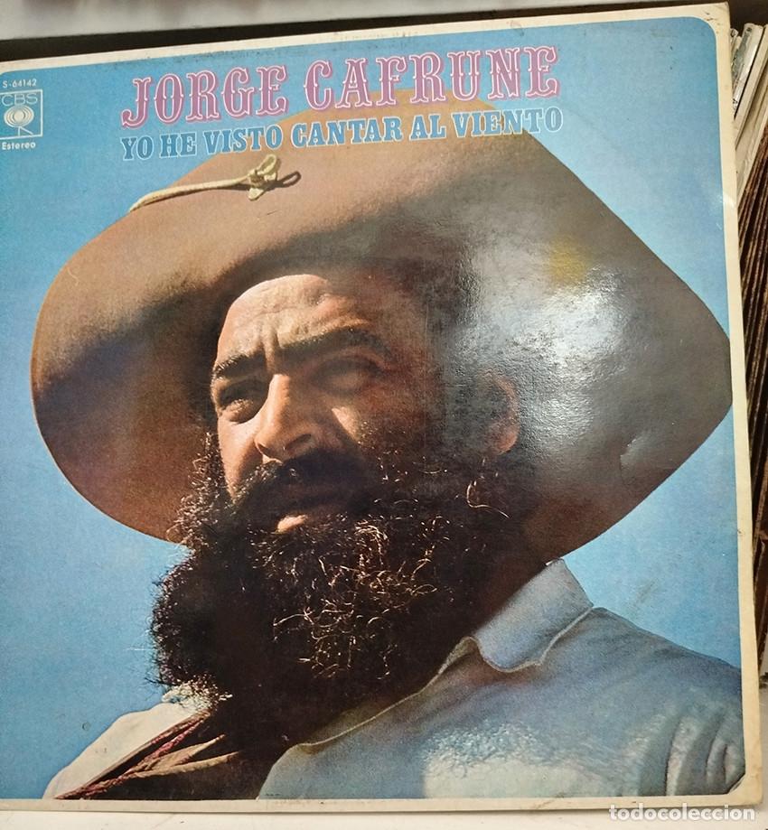 Discos de vinilo: Argentina. Jorge Cafrune. Yo he visto cantar al viento. CBS S-64142
