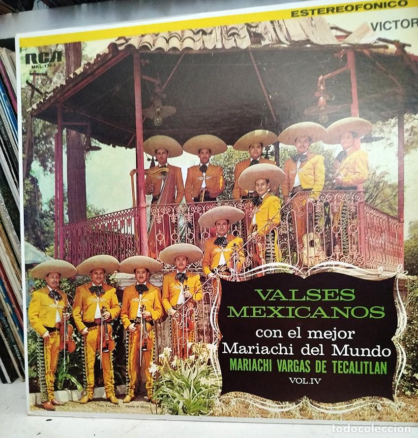 Discos de vinilo: Mariachi Vargas de Tecalitl&aacute;n. Valses mexicanos Vol. IV