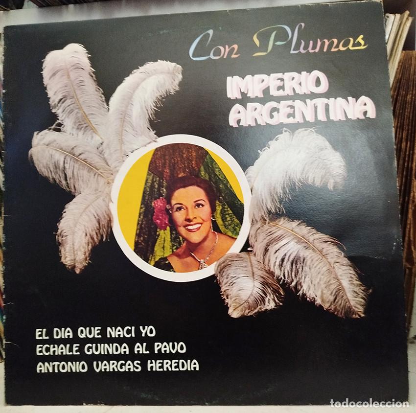 Discos de vinilo: Imperio Argentina. Con Plumas