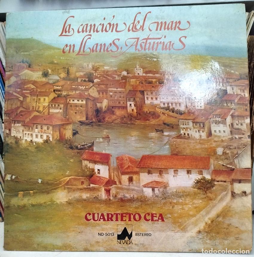 Discos de vinilo: La canci&oacute;n del mar en Llanes, Asturias. Cuarteto Cea