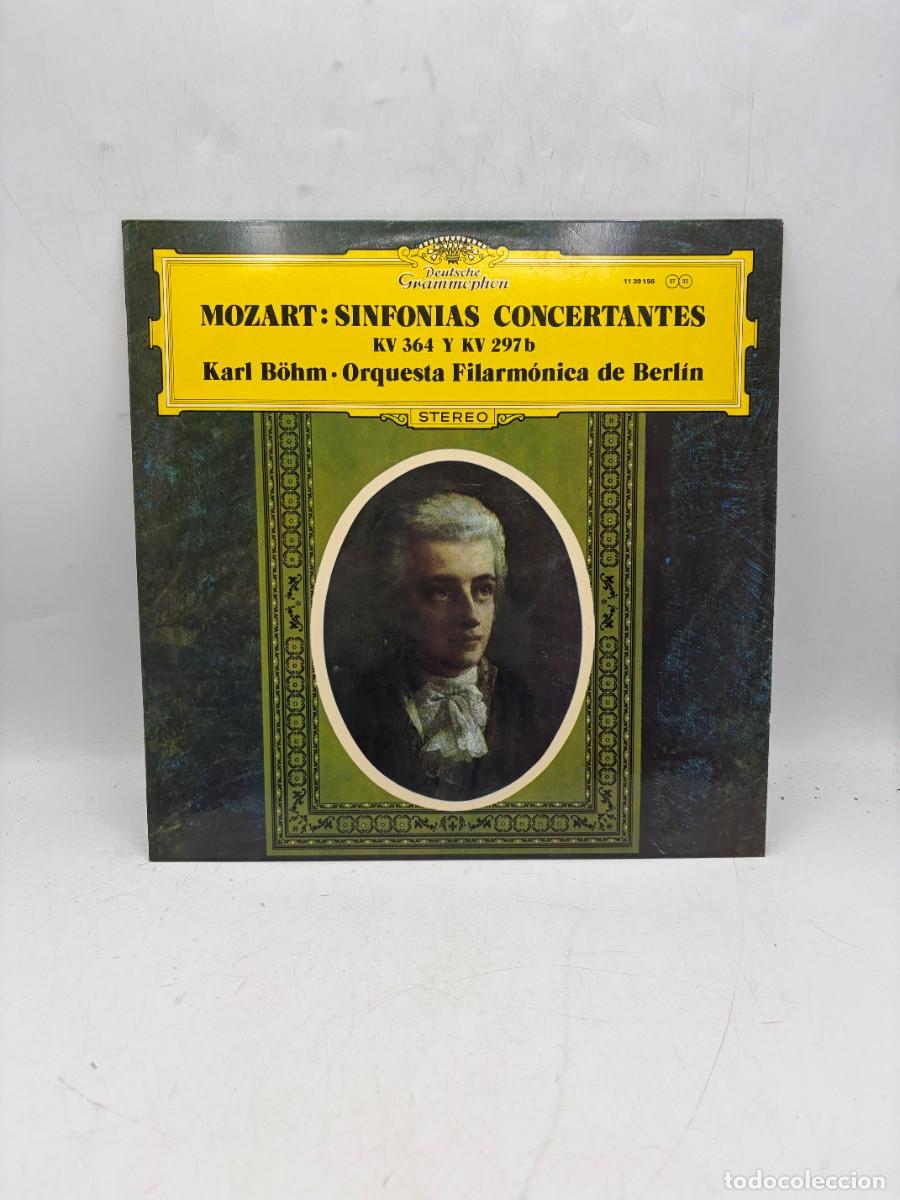 Discos de vinilo: LP - MOZART - SINFONIAS CONCERTANTES KV 364 Y KV 297B - KARL BOHM - FILARMONICA DE BERLIN - DG
