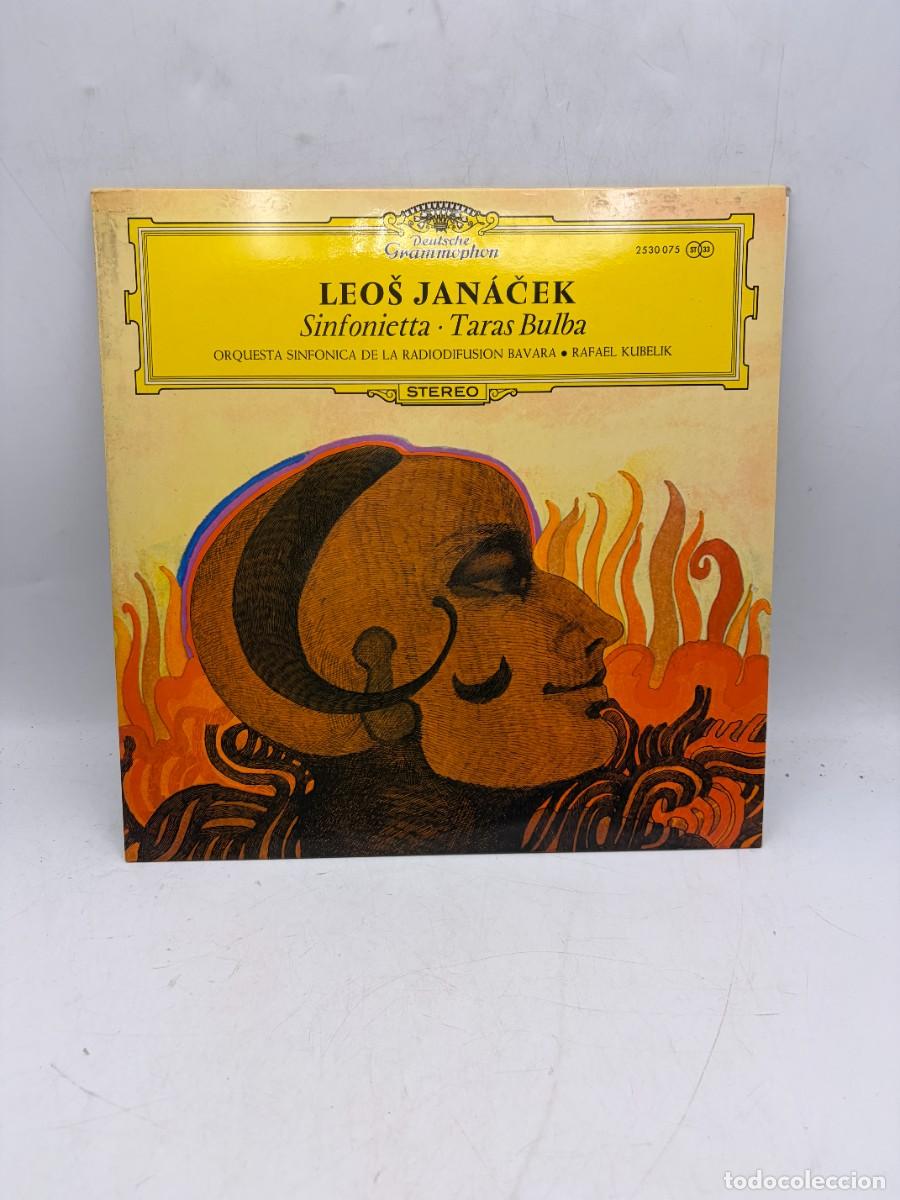 Discos de vinilo: LP - JANACEK - SINFONIETTA Y TARAS BULBA - RAFAEL KUBELIK - SINFONICA RADIO BAVARA - DG - ESTEREO