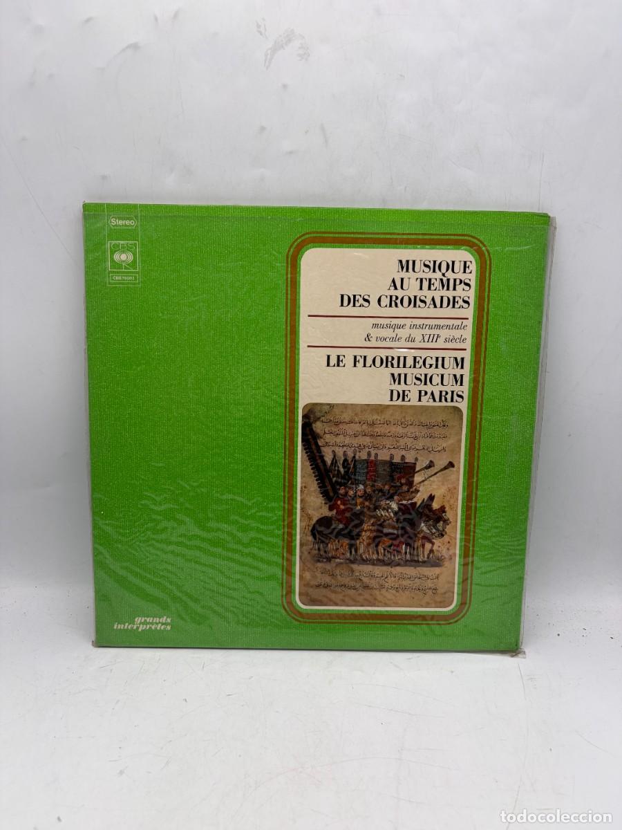 Discos de vinilo: LP - MUSIQUE AU TEMPS DES CROISADES - MUSICA MEDIEVAL SIGLO XIII - FLORILEGIUM MUSICUM DE PARIS -CBS