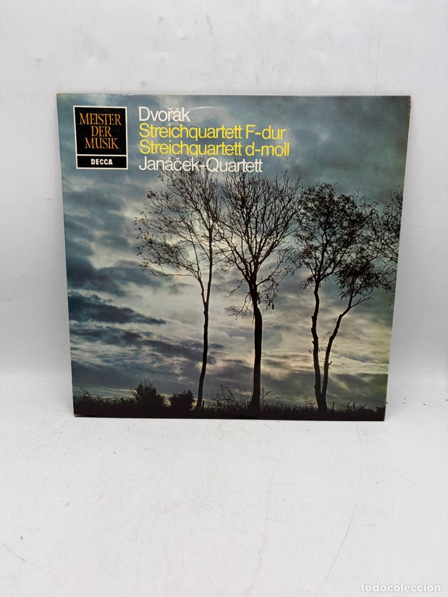 Discos de vinilo: LP - DVORAK - CUARTETOS DE CUERDA EN FA MAYOR Y RE MENOR - JANACEK QUARTETT - DECCA