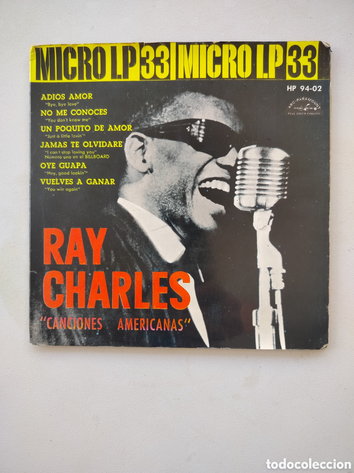 Discos de vinilo: Ray Charles Micro LP 33