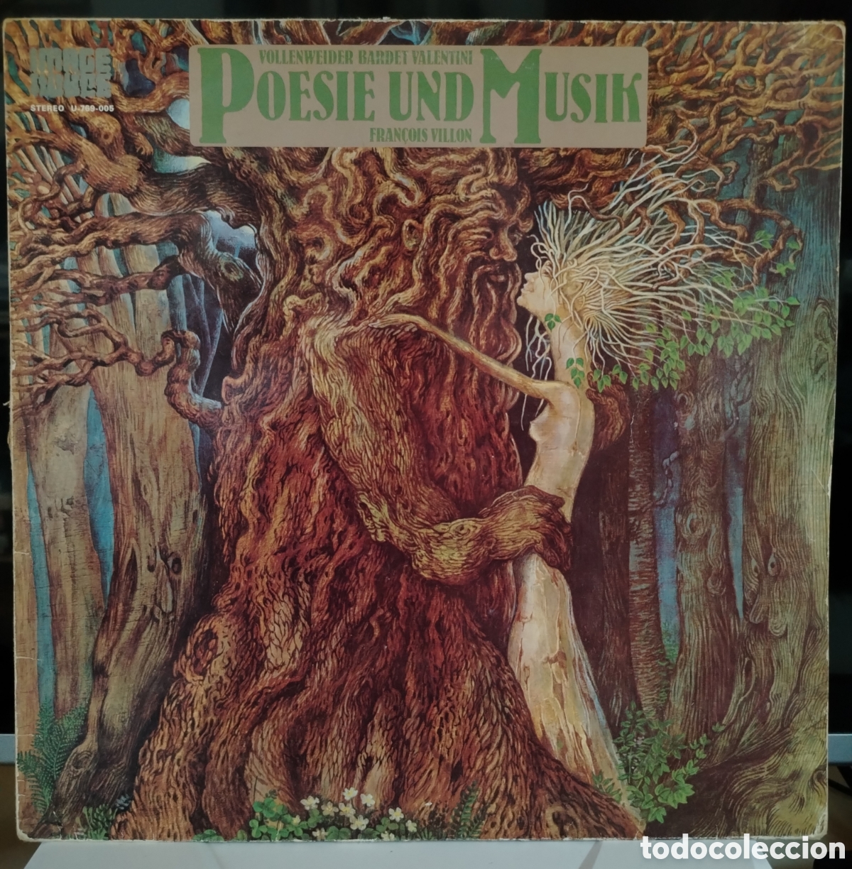 Discos de vinilo: ANDREAS WOLLENWEIDER - BARDET -VALENTINI -Poesie und Musik (Fran&ccedil;ois Villon) 1976