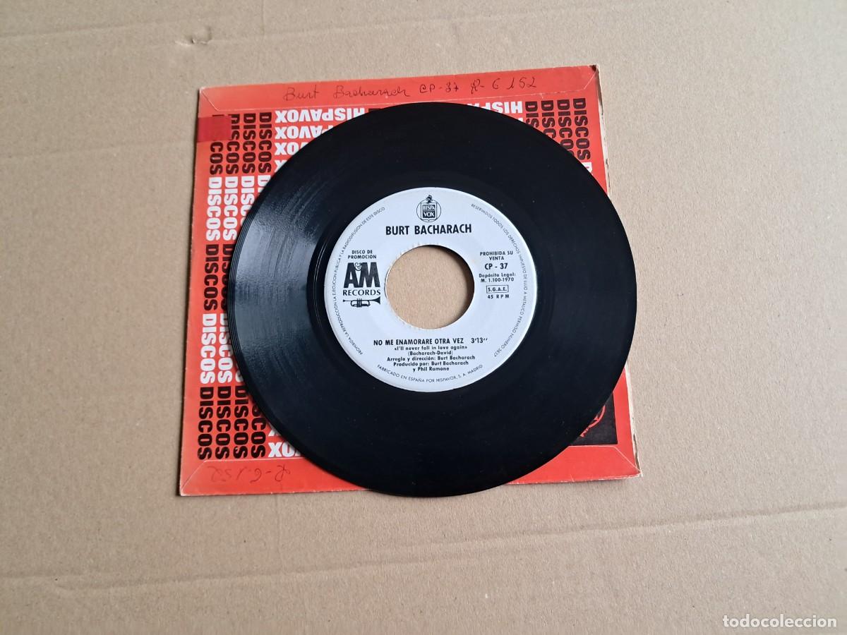 Discos de vinilo: BURT BACHARACH - NO ME ENAMORARE OTRA VEZ SINGLE PROMOCIONAL 1970 EDICION ESPA&Ntilde;OLA