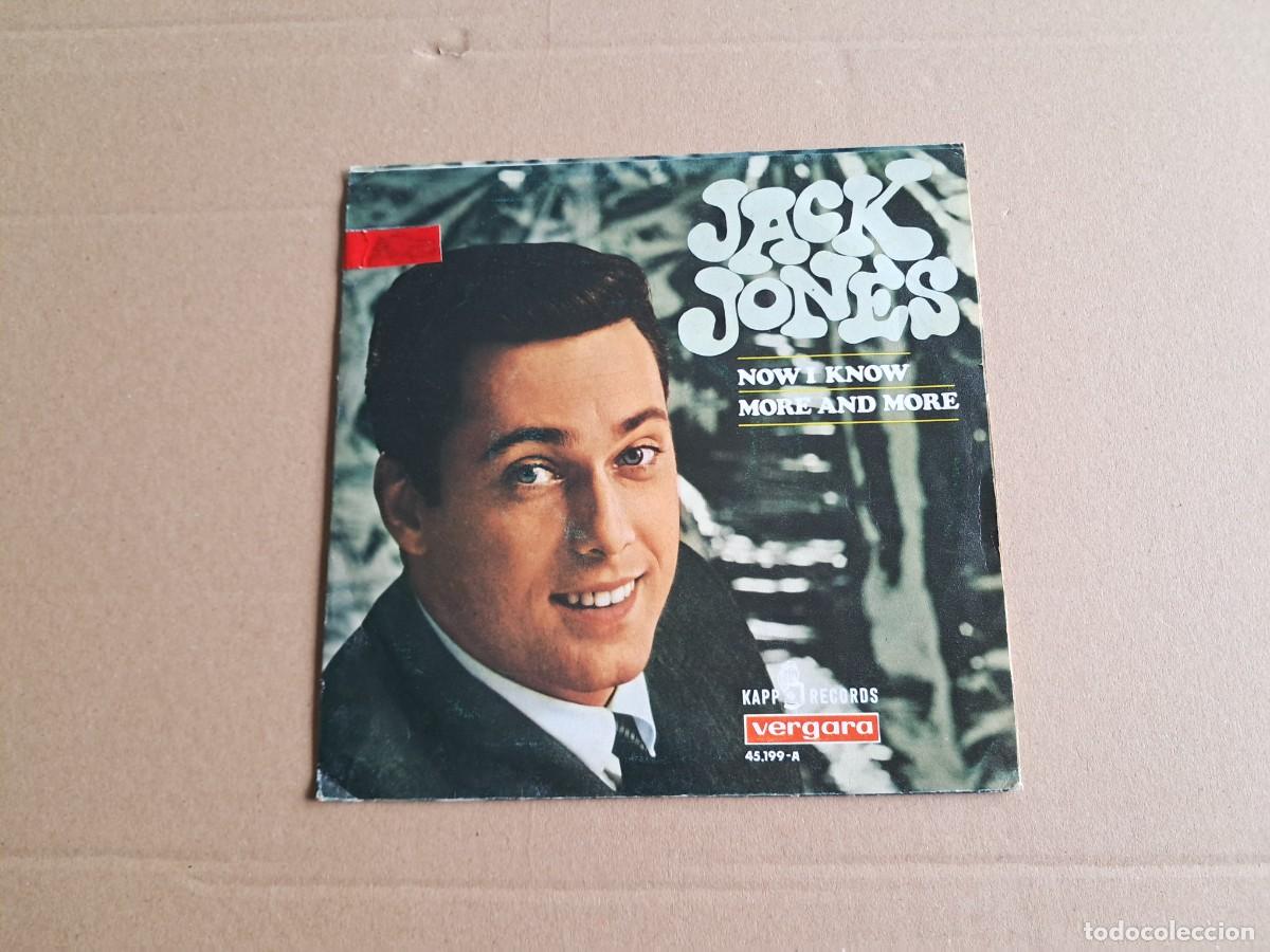 Discos de vinilo: JACK JONES - NOW I KNOW SINGLE 1967 EDICION ESPA&Ntilde;OLA