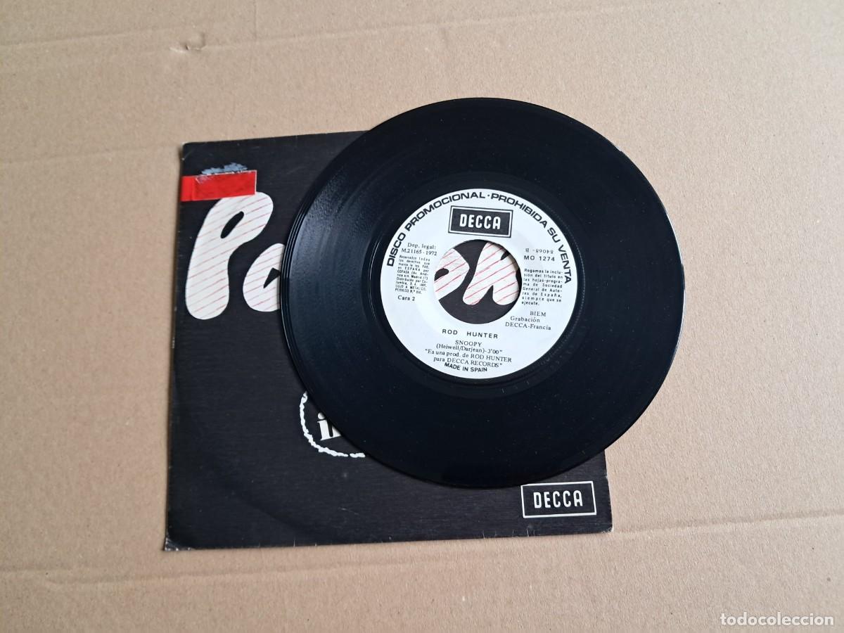 Discos de vinilo: ROD HUNTER - POPCORN SINGLE 1972 EDICION ESPA&Ntilde;OLA - Foto 2