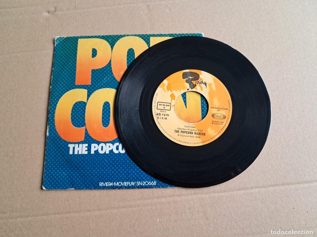 Discos de vinilo: THE POPCORN MAKERS - POP CORN SINGLE 1972 EDICION ESPA&Ntilde;OLA - Foto 2