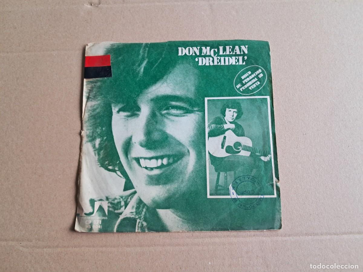 Discos de vinilo: DON MCLEAN - DREIDEL SINGLE PROMOCIONAL 1973 EDICION ESPA&Ntilde;OLA