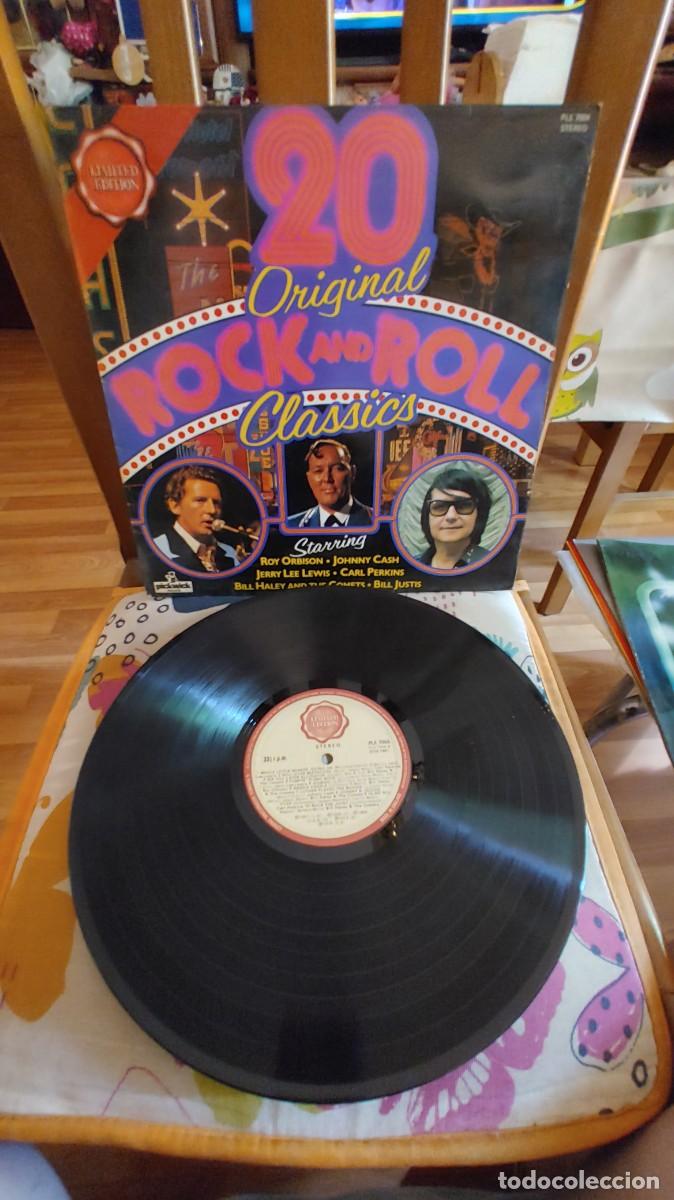 Discos de vinilo: 20 ROCK & ROLL CLASSICS-LP JERRY LEE LEWIS CARL PERKINS ROY ORBISON...