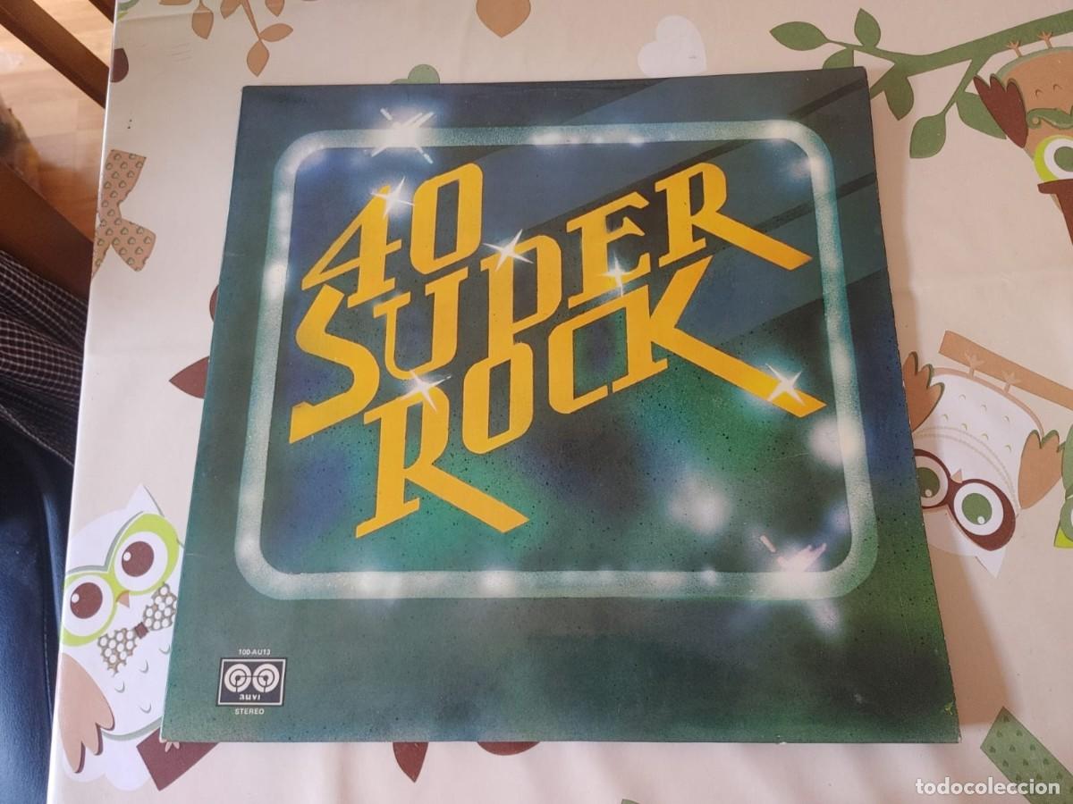 Discos de vinilo: 40 SUPER ROCK-LP DOBLE-VARIOS-GATEFOLD