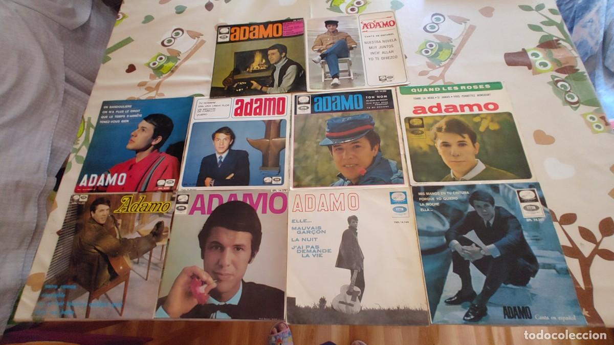 Discos de vinilo: ADAMO-LOTE DE 10 EPS