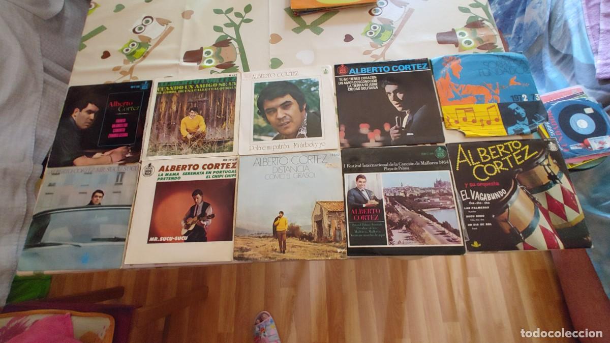 Discos de vinilo: ALBERTO CORTEZ-LOTE DE 7 EPS + 3 SINGLES