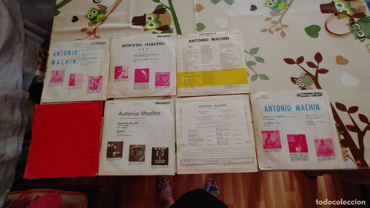 Discos de vinilo: ANTONIO MACHIN-LOTE DE 4 EPS + 3 SINGLES - Foto 2