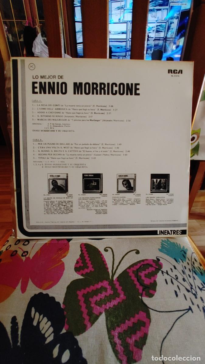 Discos de vinilo: ENNIO MORRICONE-LP LO MEJOR - Foto 2