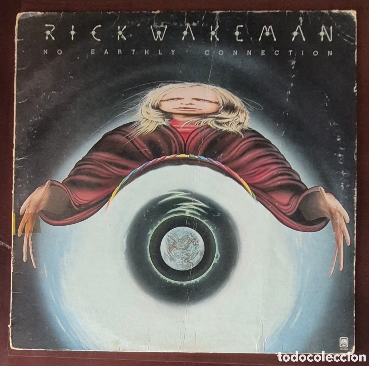 Discos de vinilo: LP - RICK WAKEMAN AND THE ENGLISH ROCK ENSENBLE - NO EARTHLY CONNECTION - 1976 USA