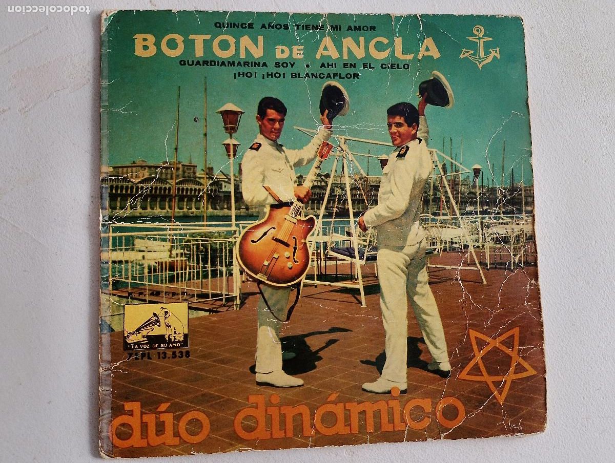 Discos de vinilo: D&uacute;o Din&aacute;mico &ndash; Boton De Ancla,1961 - Foto 2