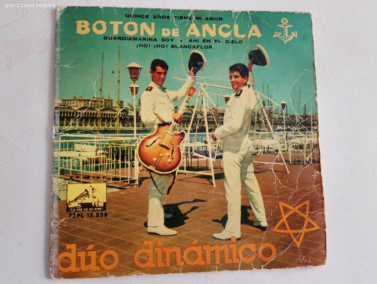 Discos de vinilo: D&uacute;o Din&aacute;mico &ndash; Boton De Ancla,1961 - Foto 3