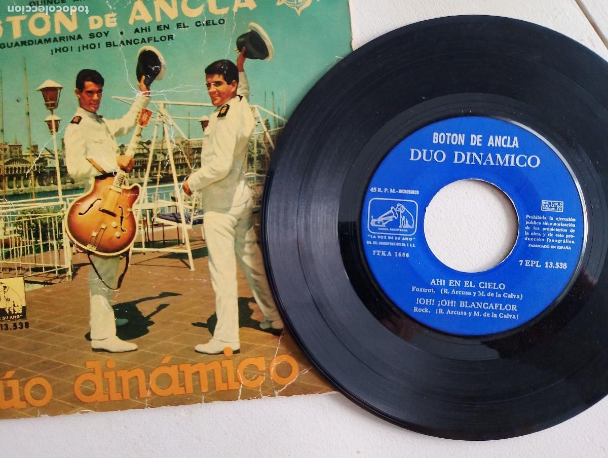 Discos de vinilo: D&uacute;o Din&aacute;mico &ndash; Boton De Ancla,1961