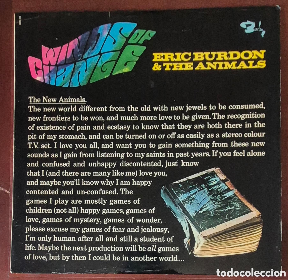 Discos de vinilo: LP - ERIC BURDON & THE ANIMALS - WINDS OF CHANGE - FRANCIA